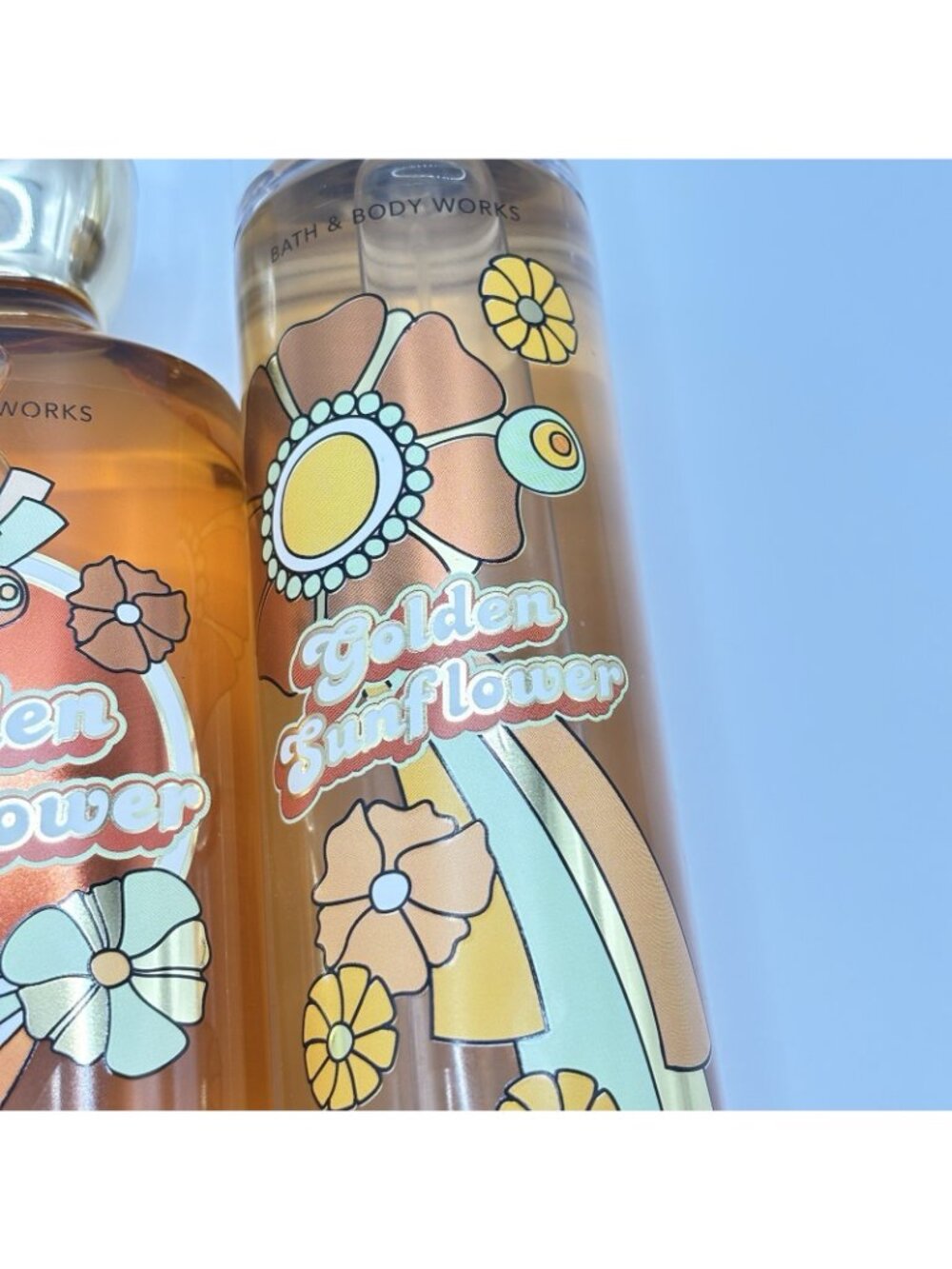 Bath & Body Works Golden Sunflower Fine Fragrance Mist & Shower Gel Set Retro - Picture 6 of 15